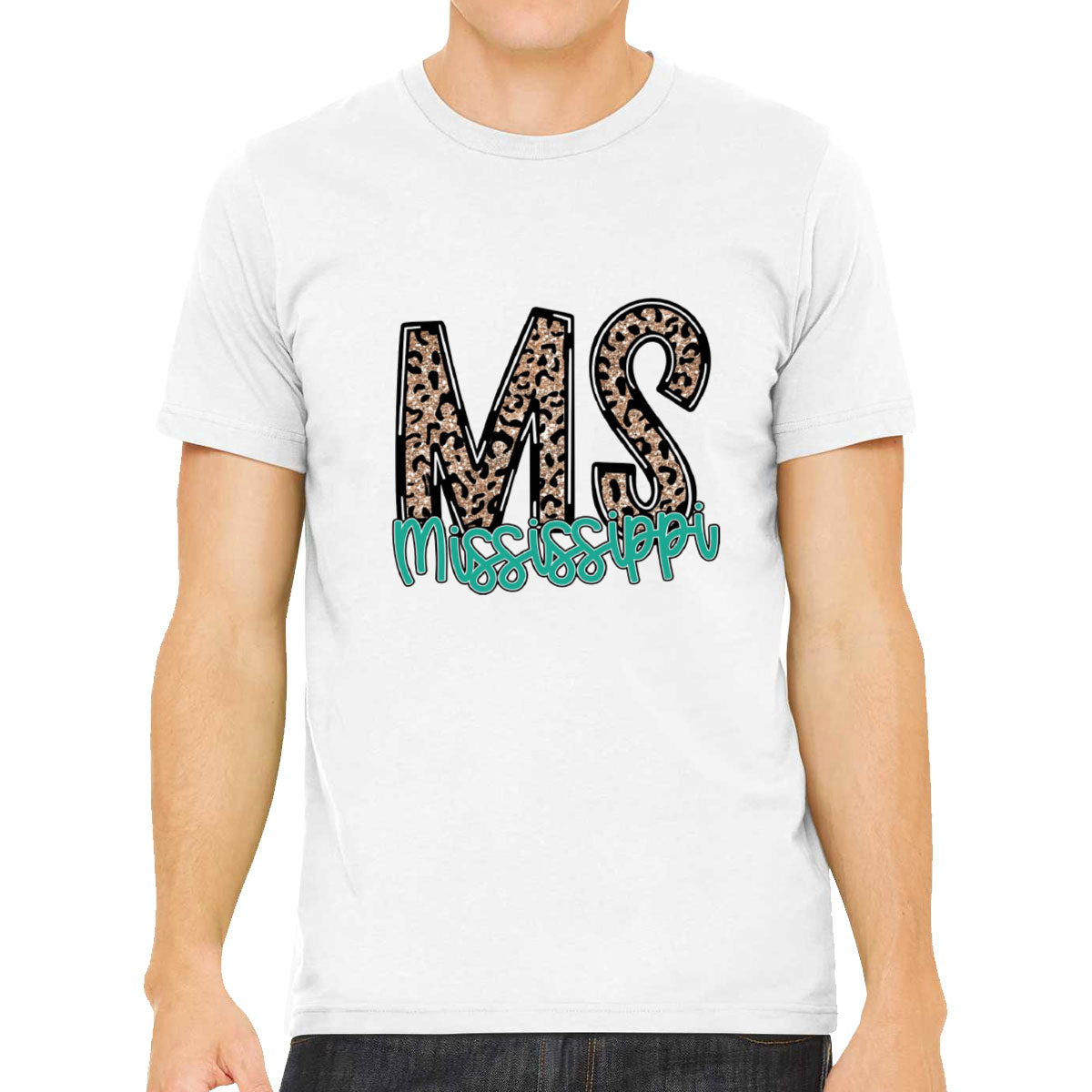 Mississippi State Abbreviation Men's T-shirt