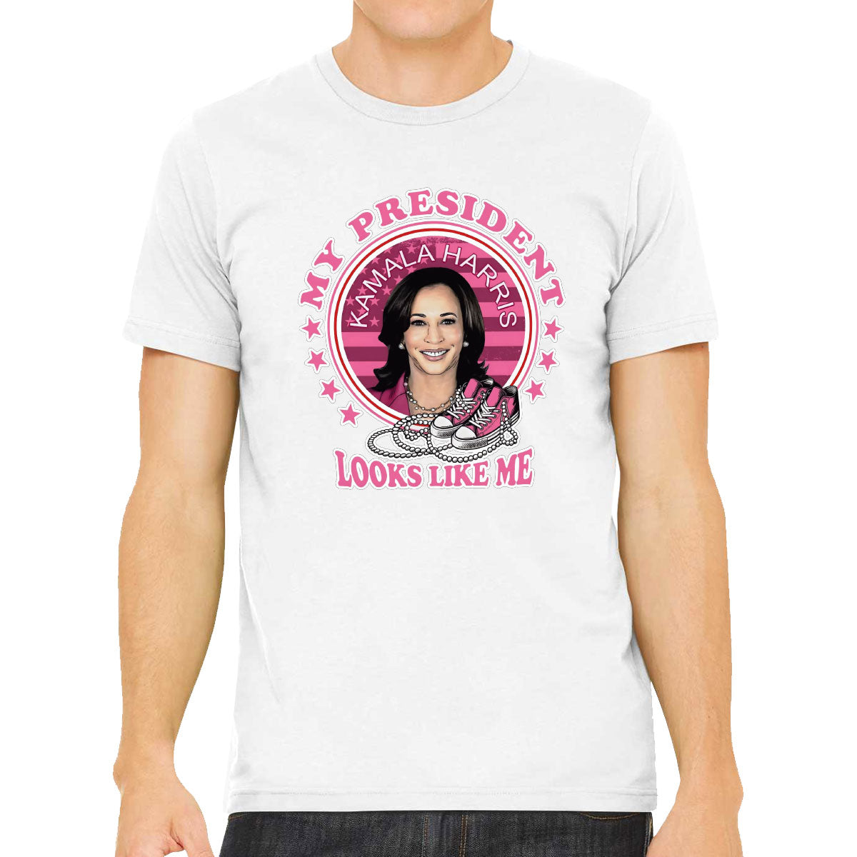 My President Looks Like Me Kamala Harris Presidential Election Men's T-shirt