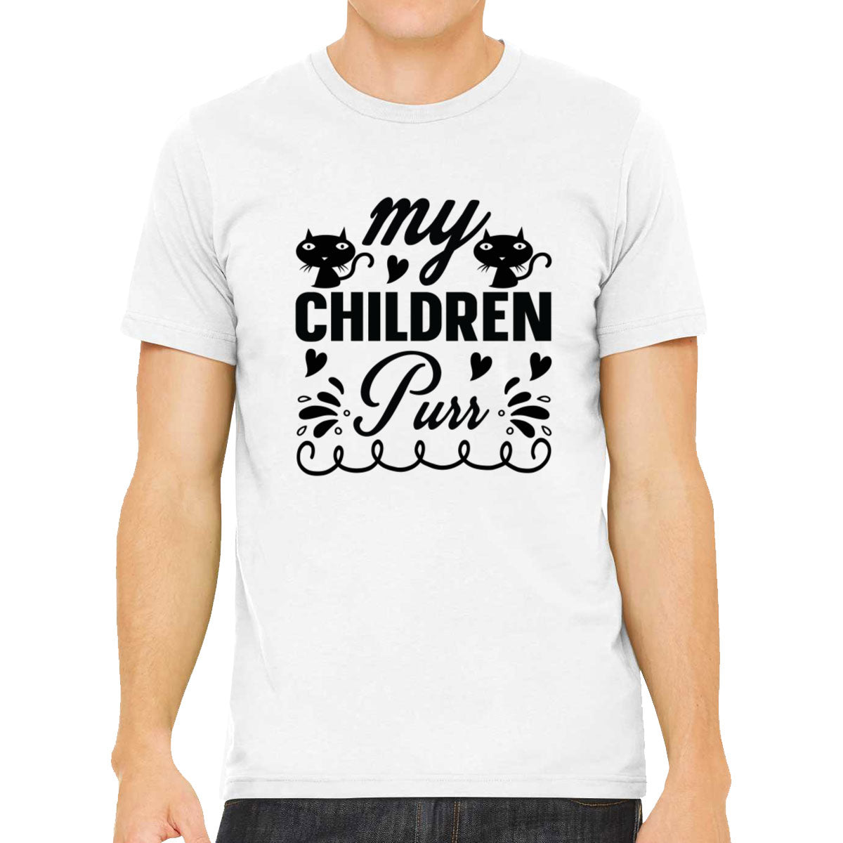 My Children Purr Cat Men's T-shirt