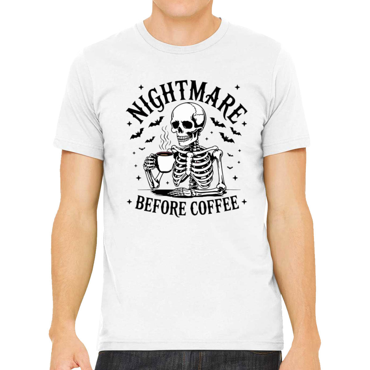 Nightmare Before Coffee Halloween Men's T-shirt