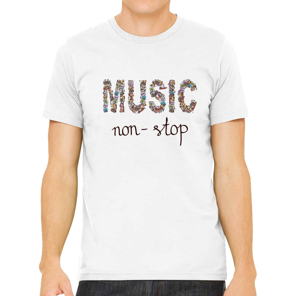 Music Non-Stop Men's T-shirt