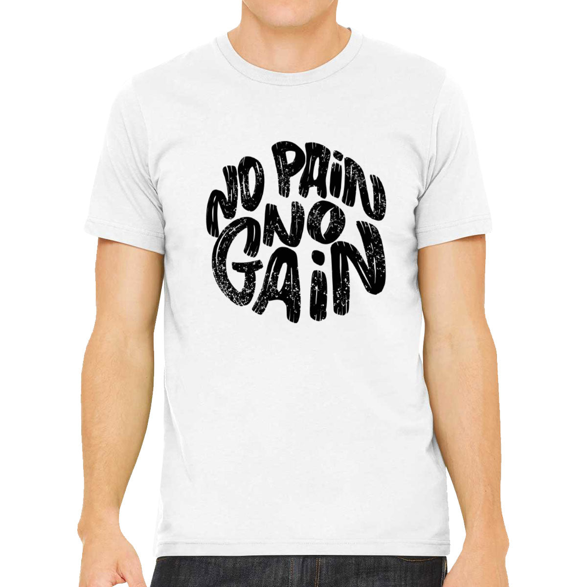 No Pain No Gain Gym Fitness Men's T-shirt