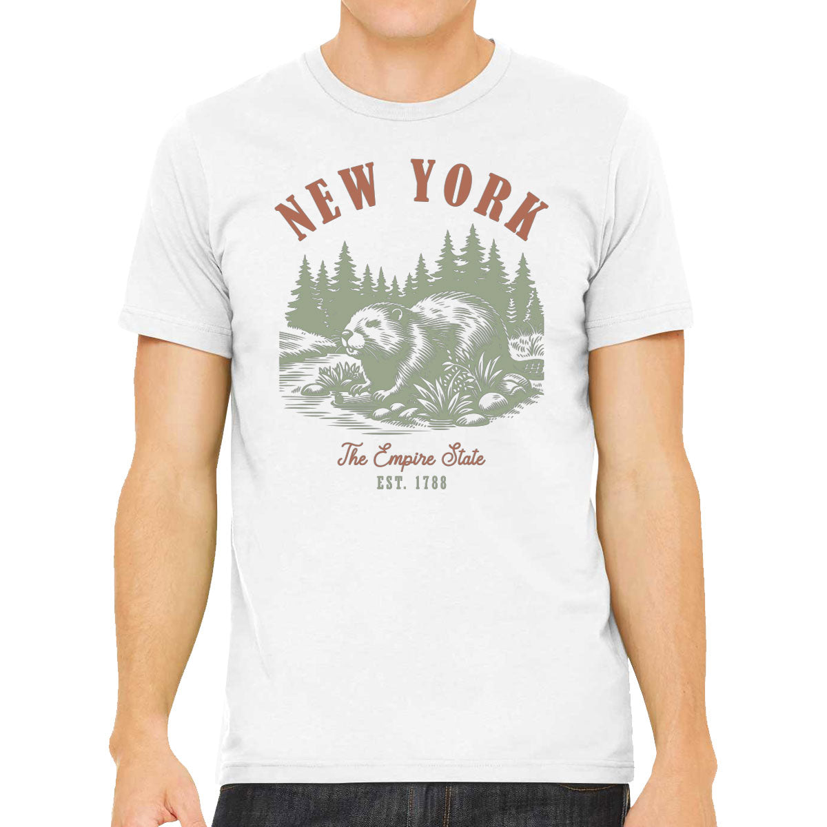 New York State Vintage Men's T-shirt