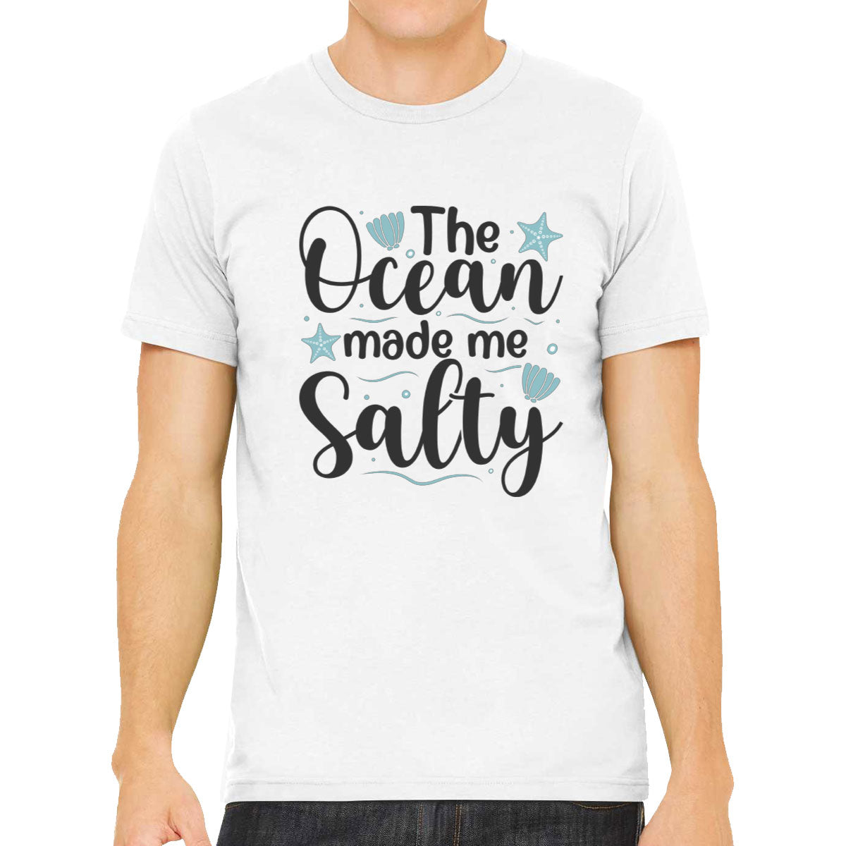 The Ocean Made Me Salty Men's T-shirt