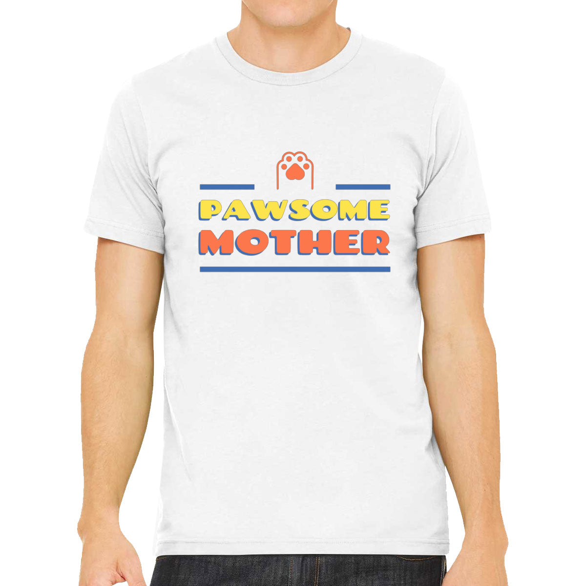 Pawsome Mother Dog Mom Men's T-shirt