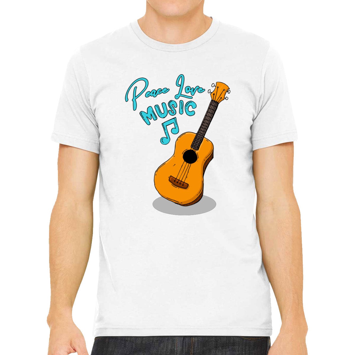 Peace Love Music Men's T-shirt