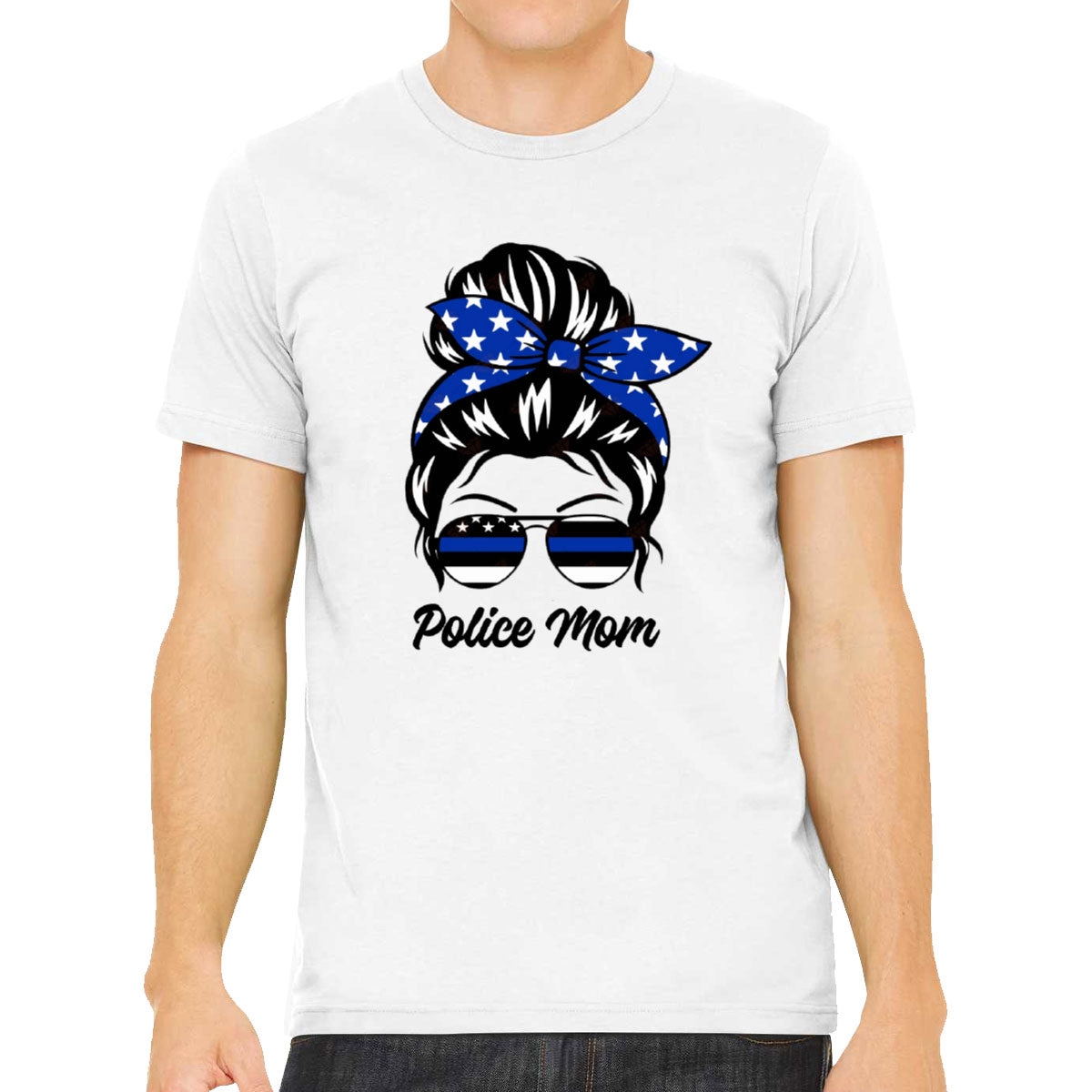 Police Mom Mother's Day Men's T-shirt