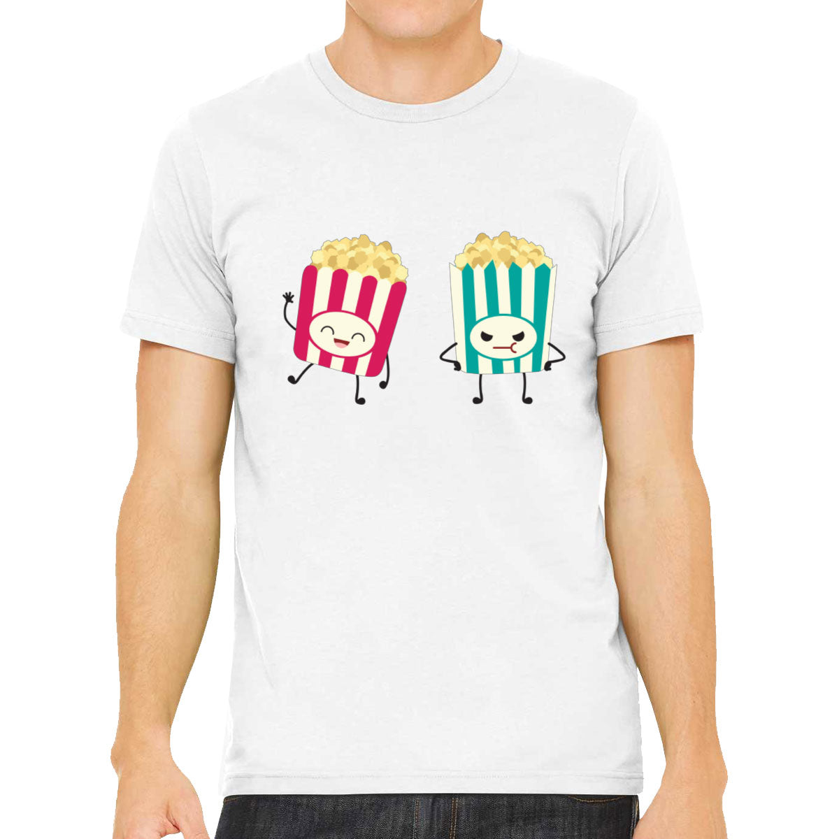 Cute Popcorn Men's T-shirt