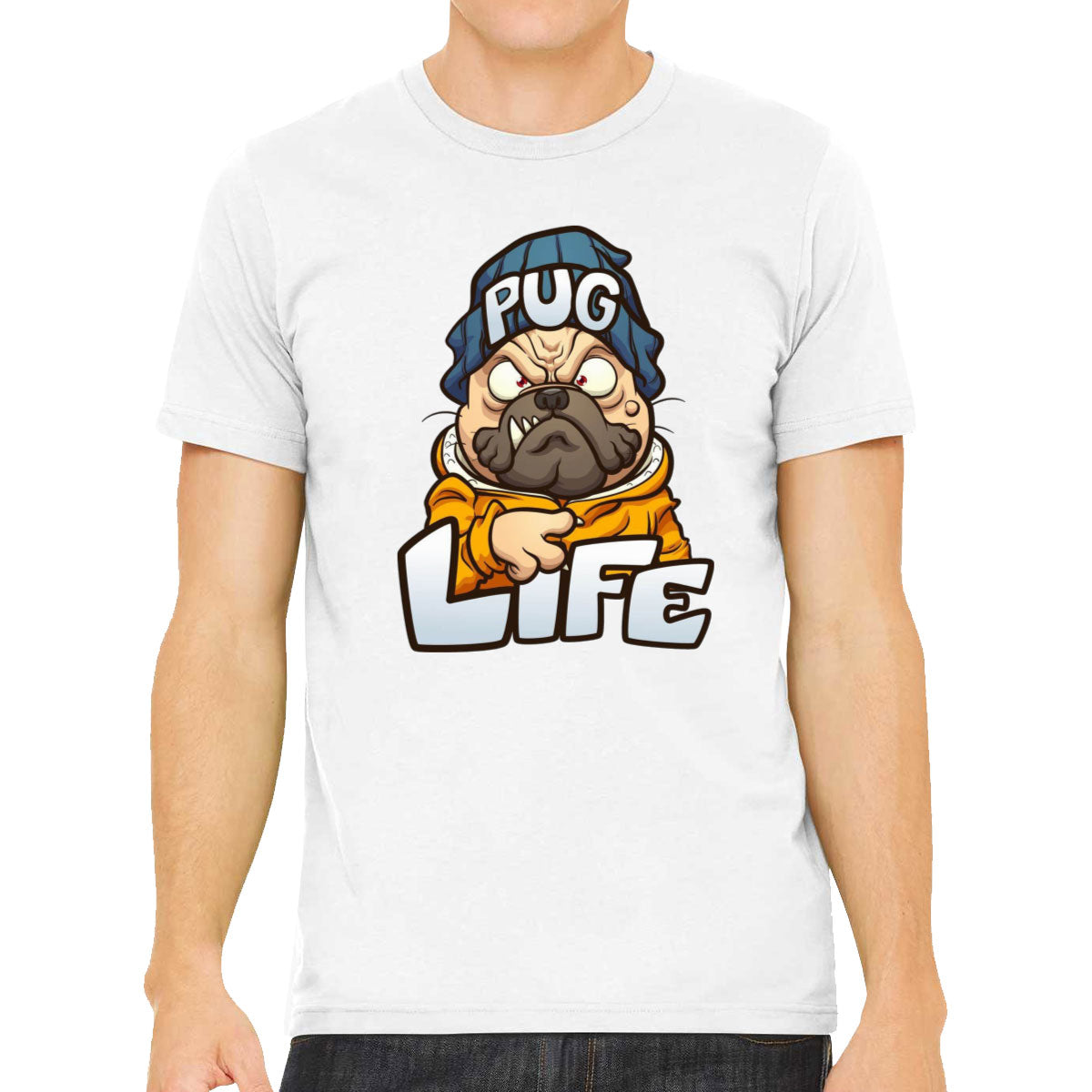 Pug Life Pug Dog Cartoon Men's T-shirt