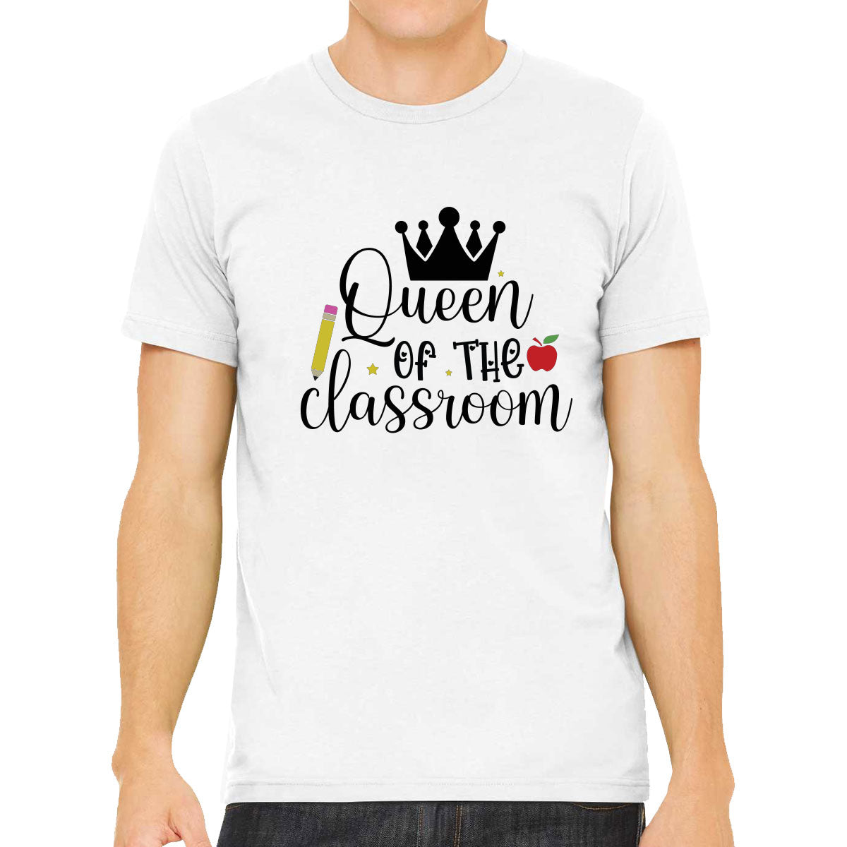 Queen Of The Classroom Teacher Men's T-shirt