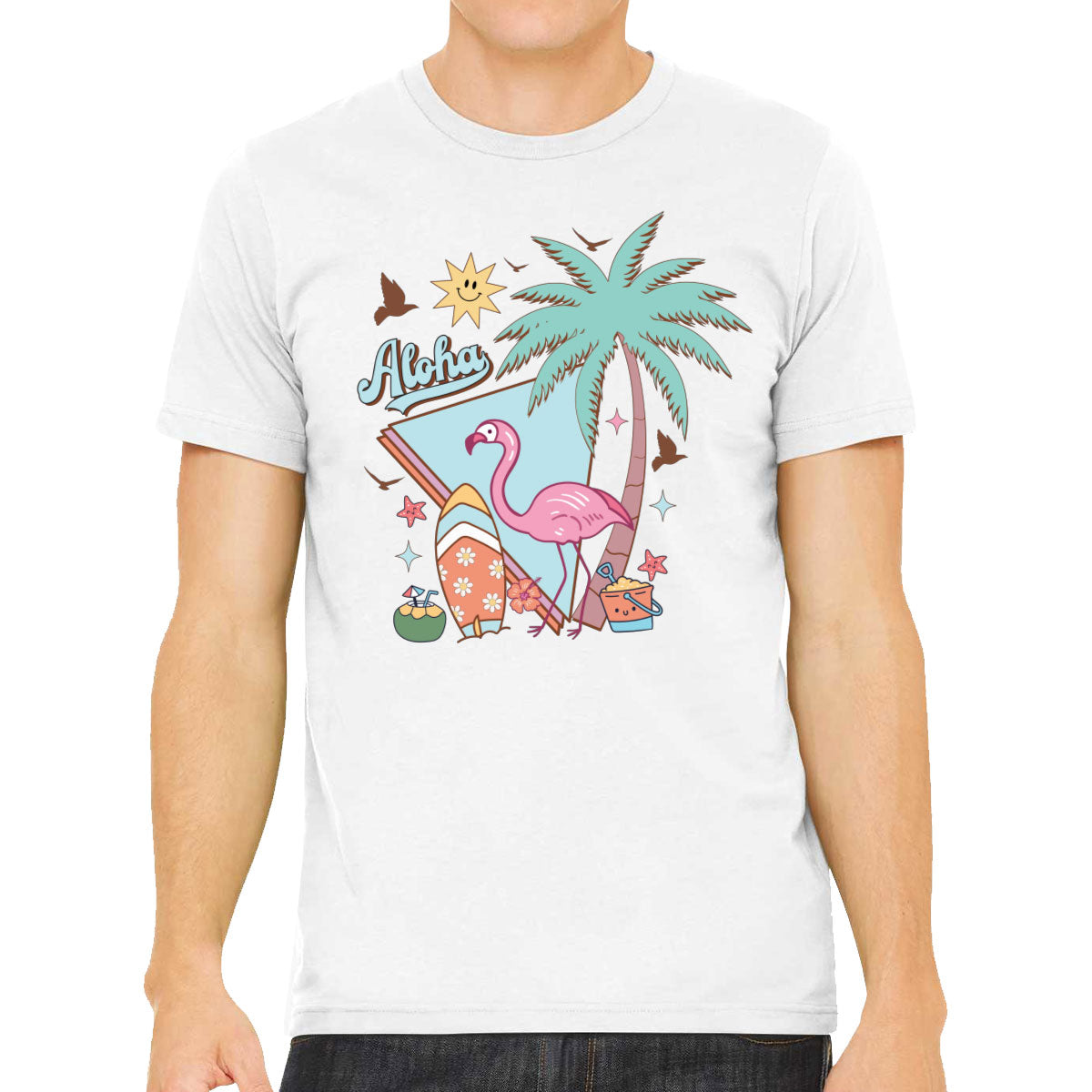 Aloha Retro Summer Men's T-shirt