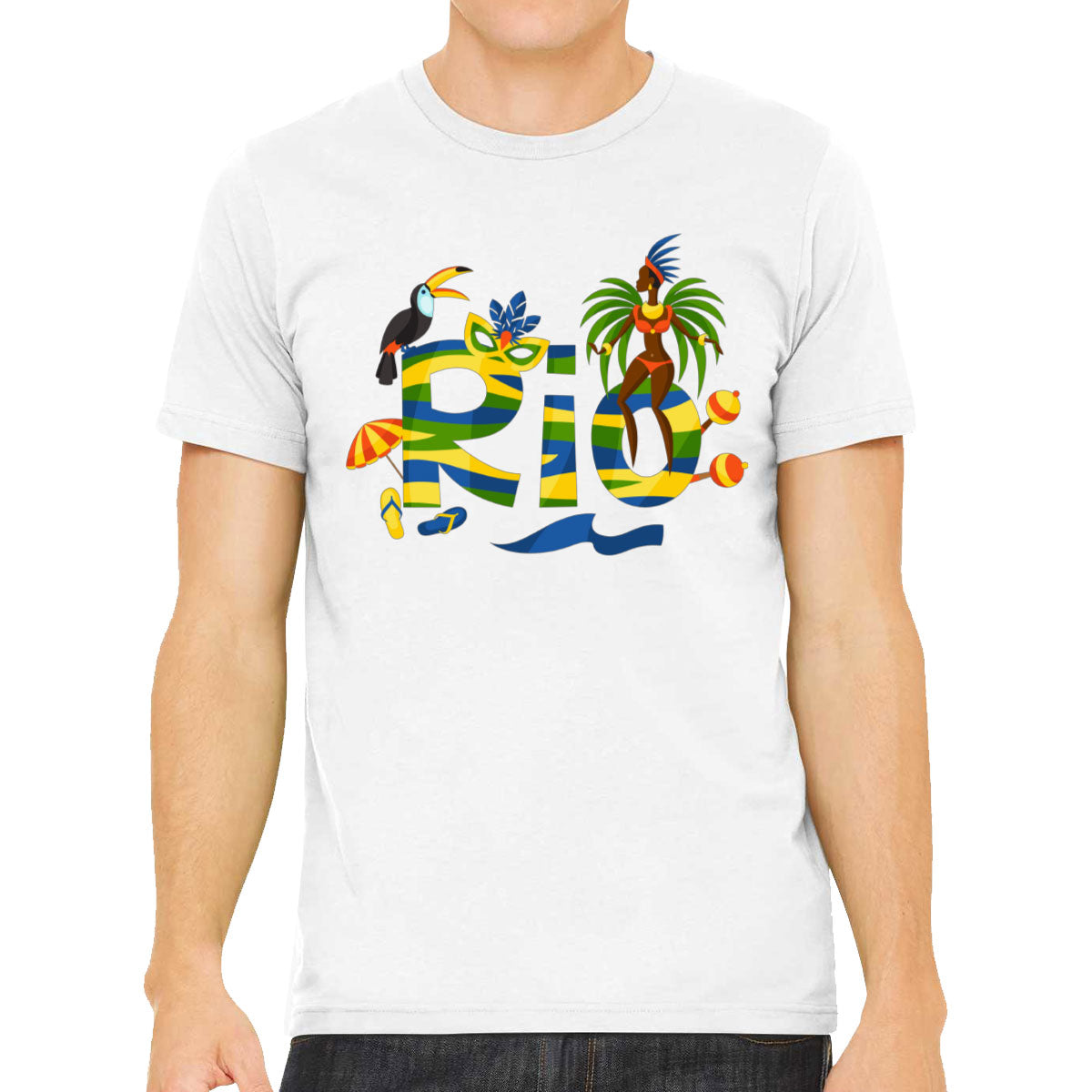 Rio De Janeiro Brazil Carnival Men's T-shirt