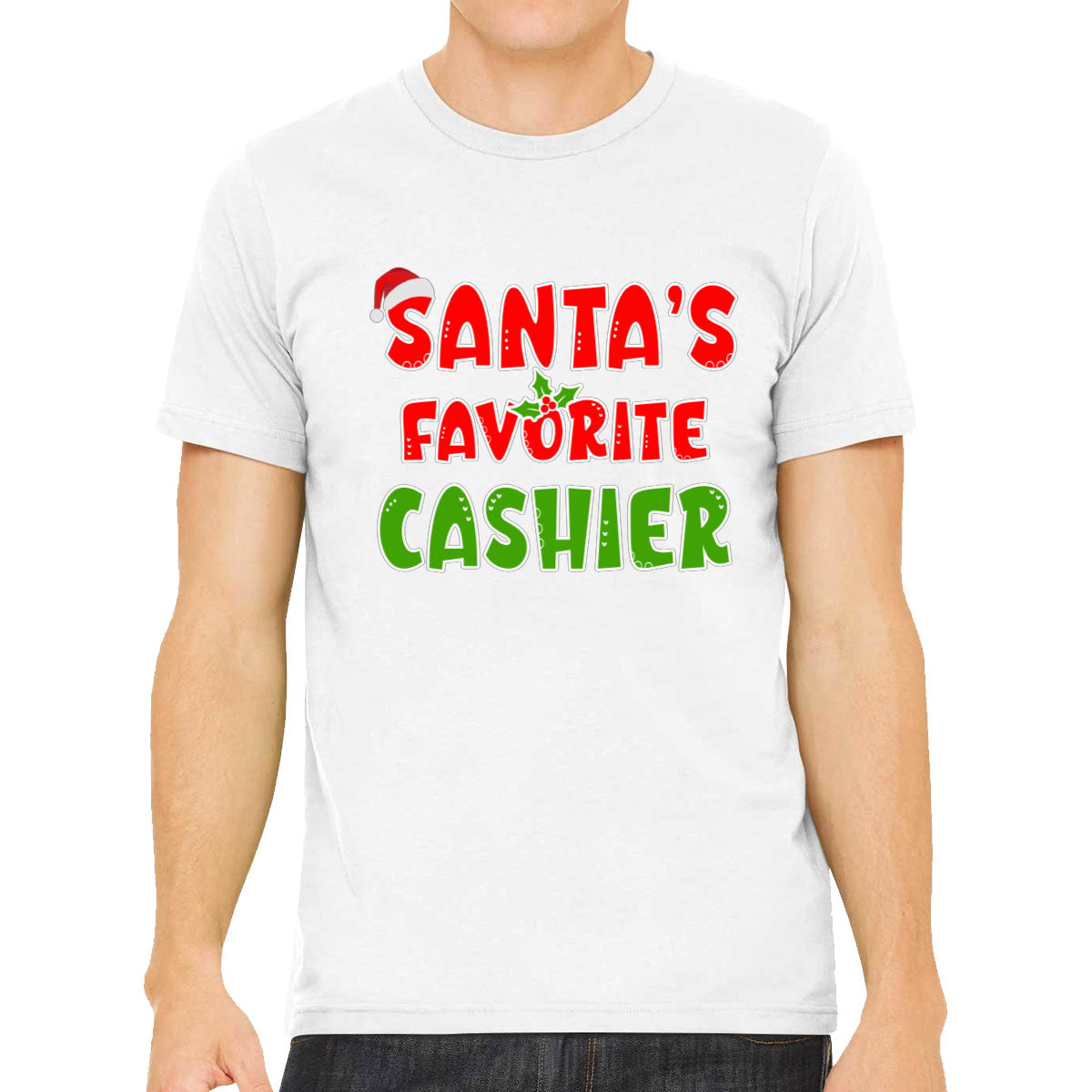 Santa's Favorite Cashier Men's T-shirt