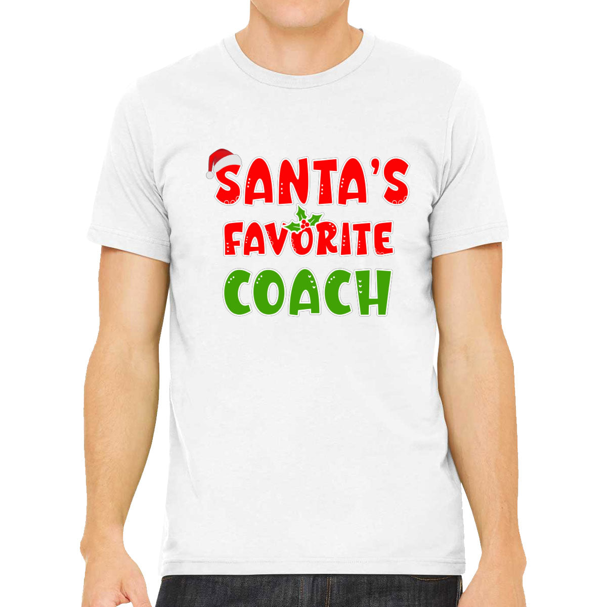 Santa's Favorite Coach Men's T-shirt