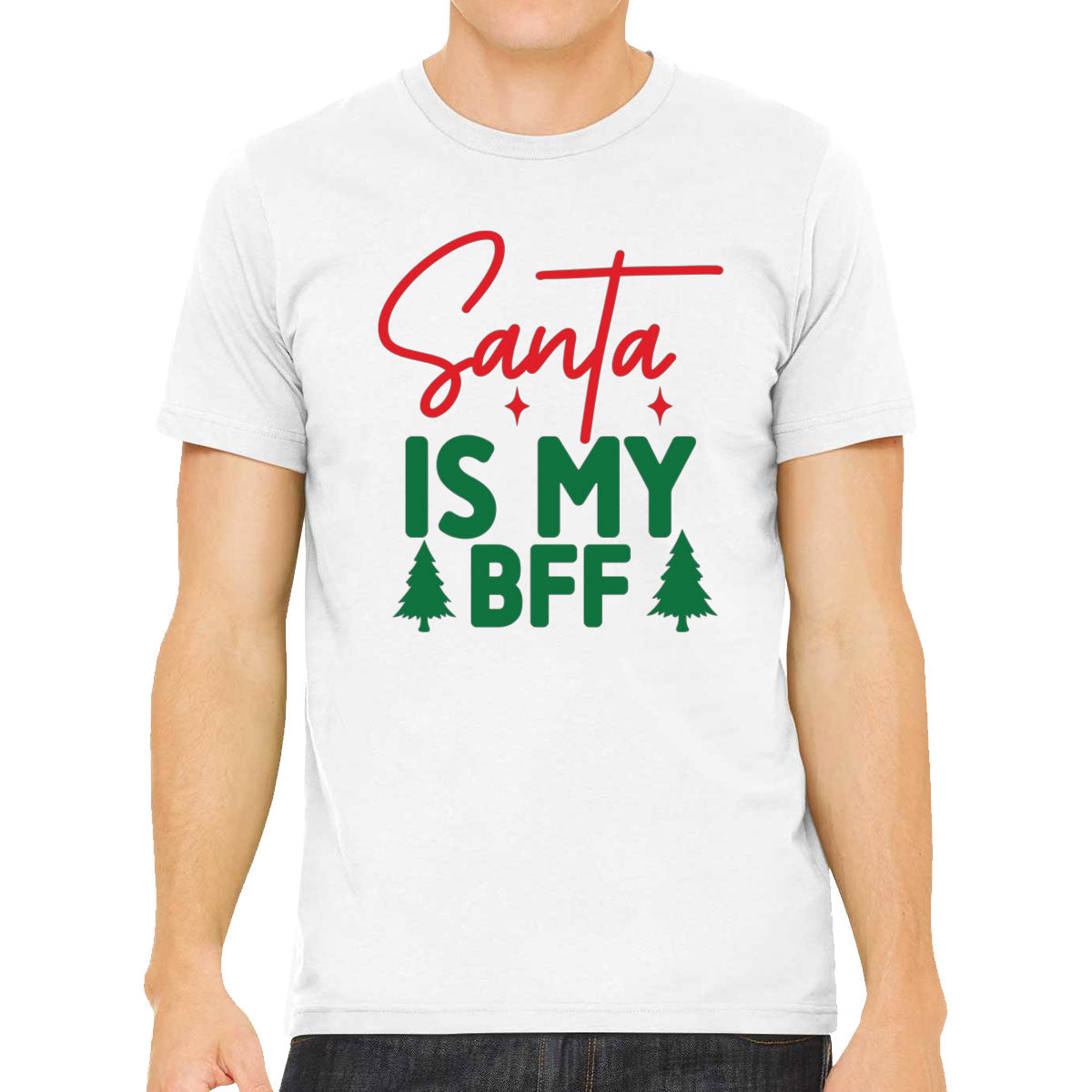 Santa Is My BFF Men's T-shirt