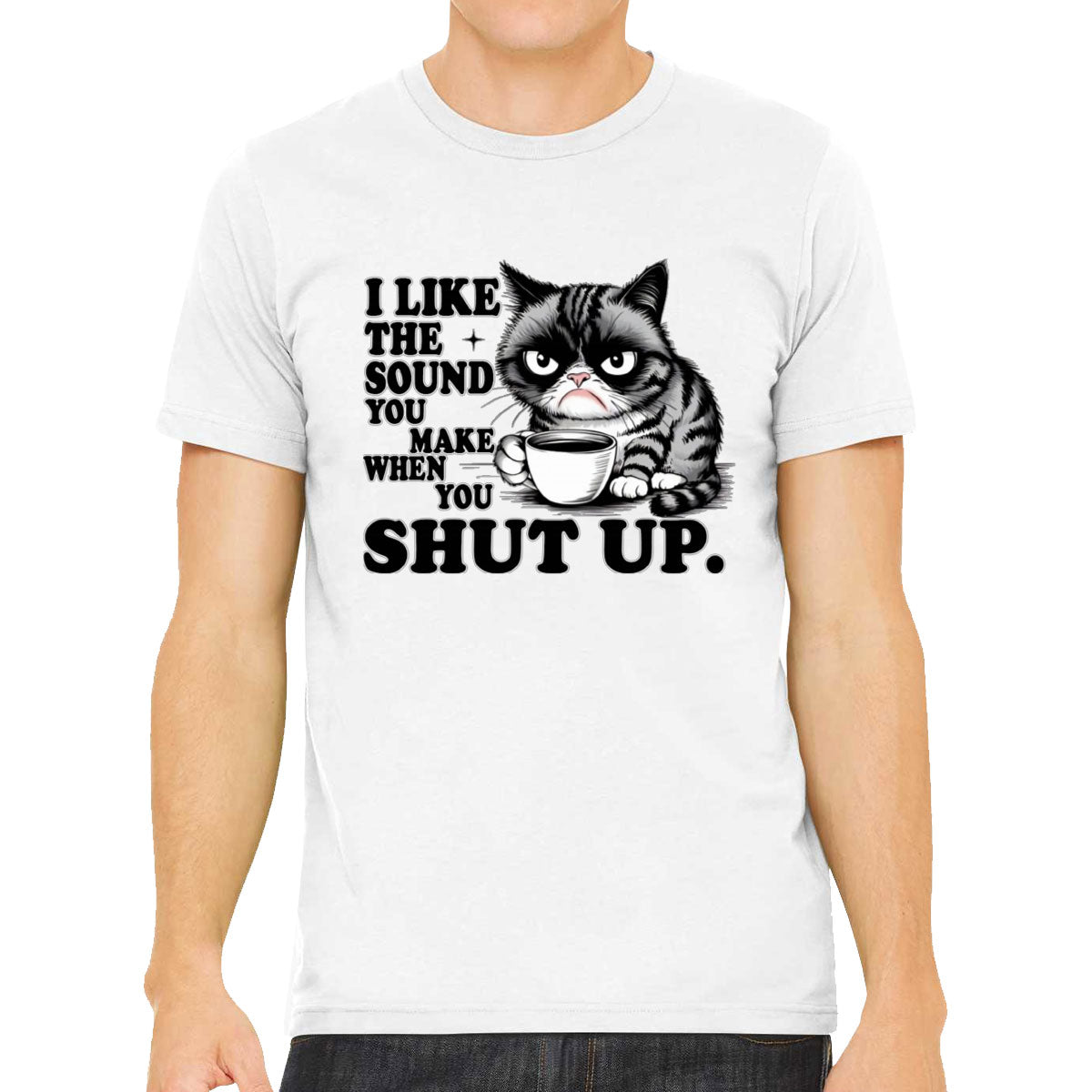 Sarcastic Cat Men's T-shirt