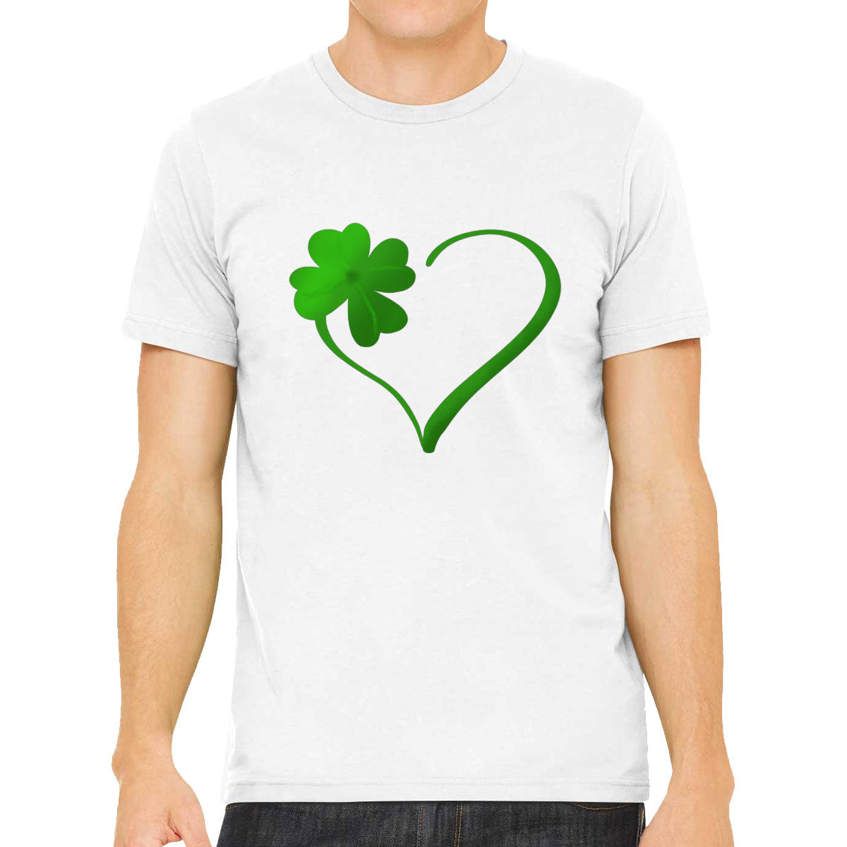 Shamrock Heart St. Patrick's Day Men's T-shirt