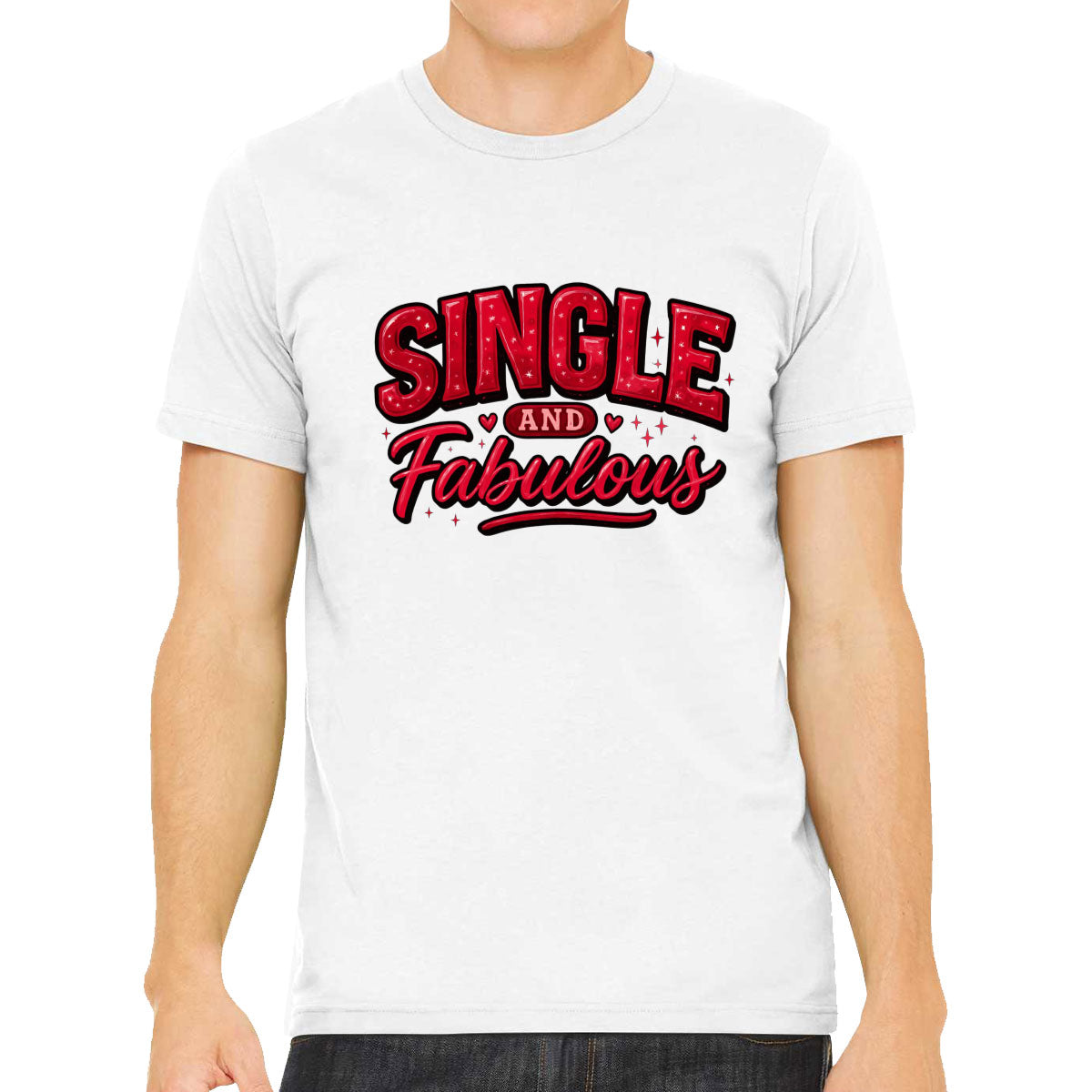 Single And Fabulous Valentine's Day Men's T-shirt