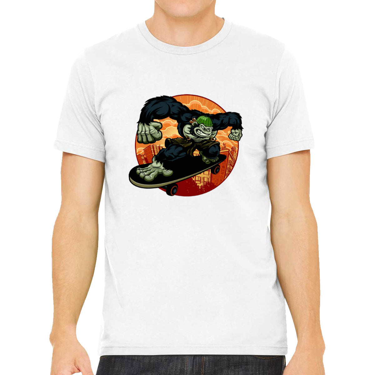 Gorilla Skateboard Men's T-shirt