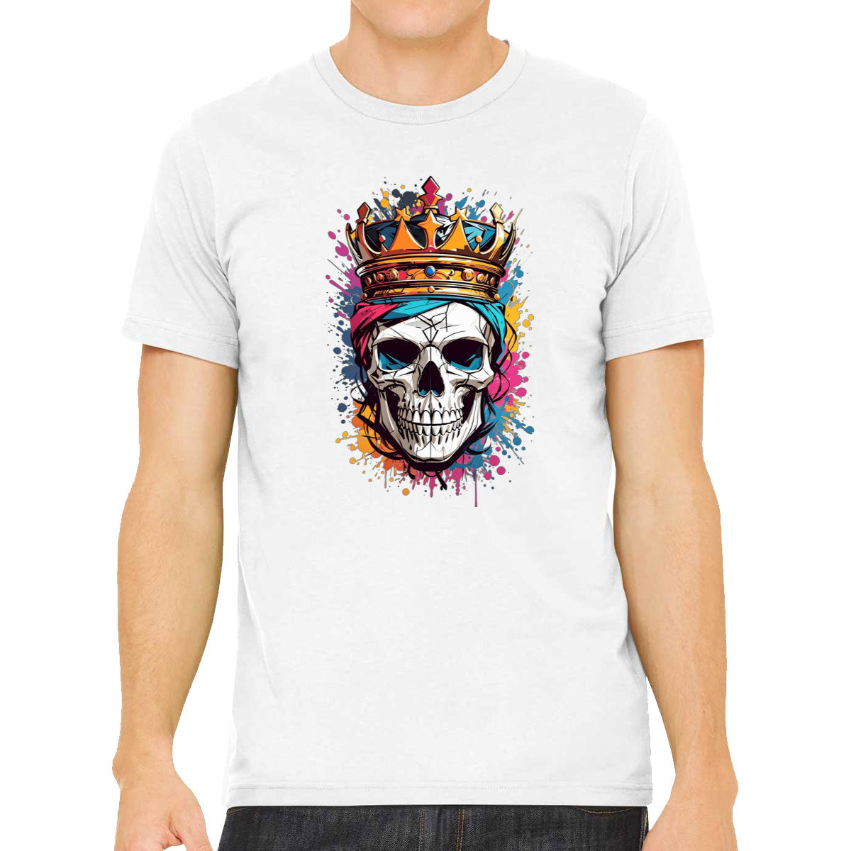 Colorful Skull Men's T-shirt