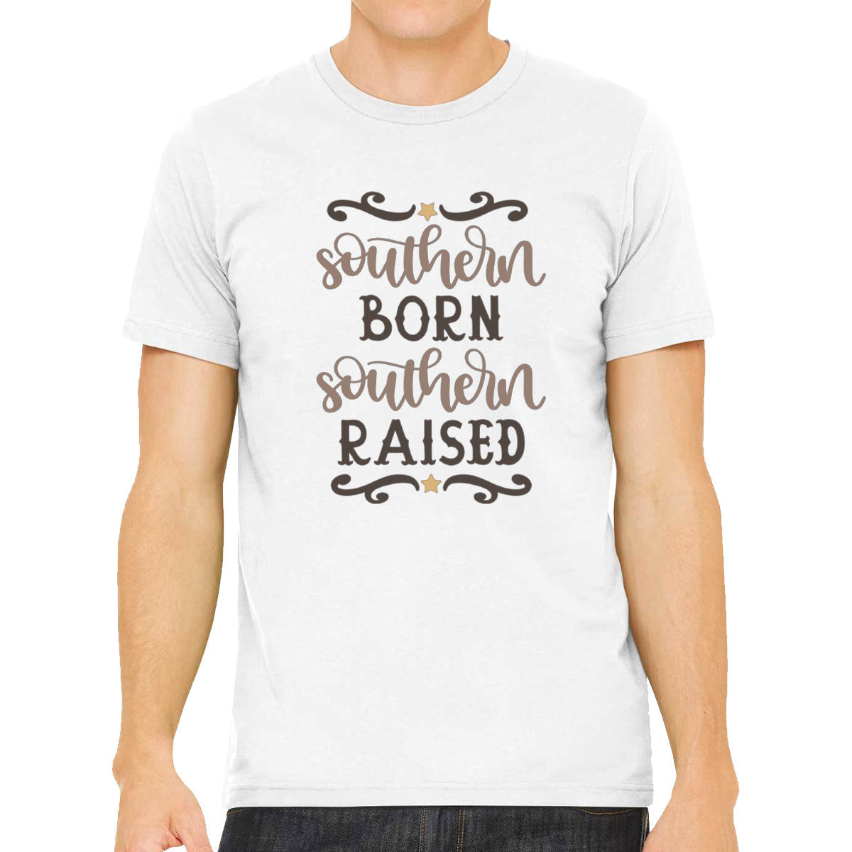 Southern Born Southern Raised Men's T-shirt