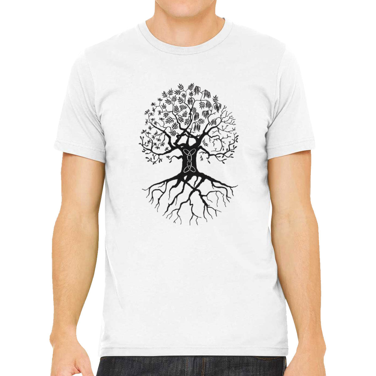 Spiritual Tree Meditation Reiki Roots Men's T-shirt