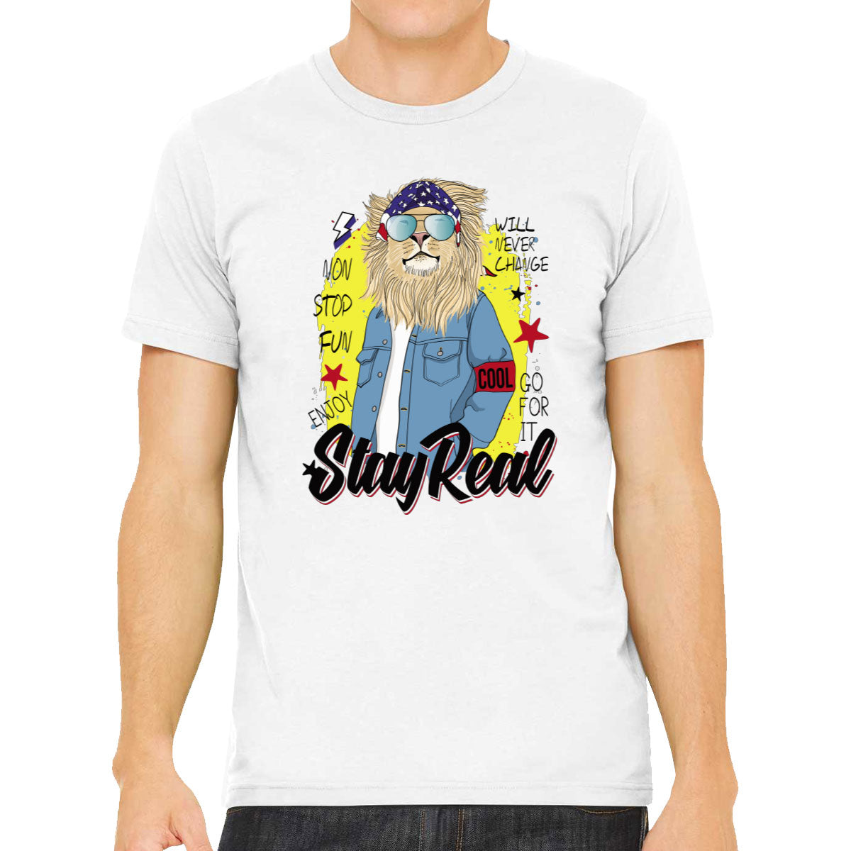 Stay Real Men's T-shirt