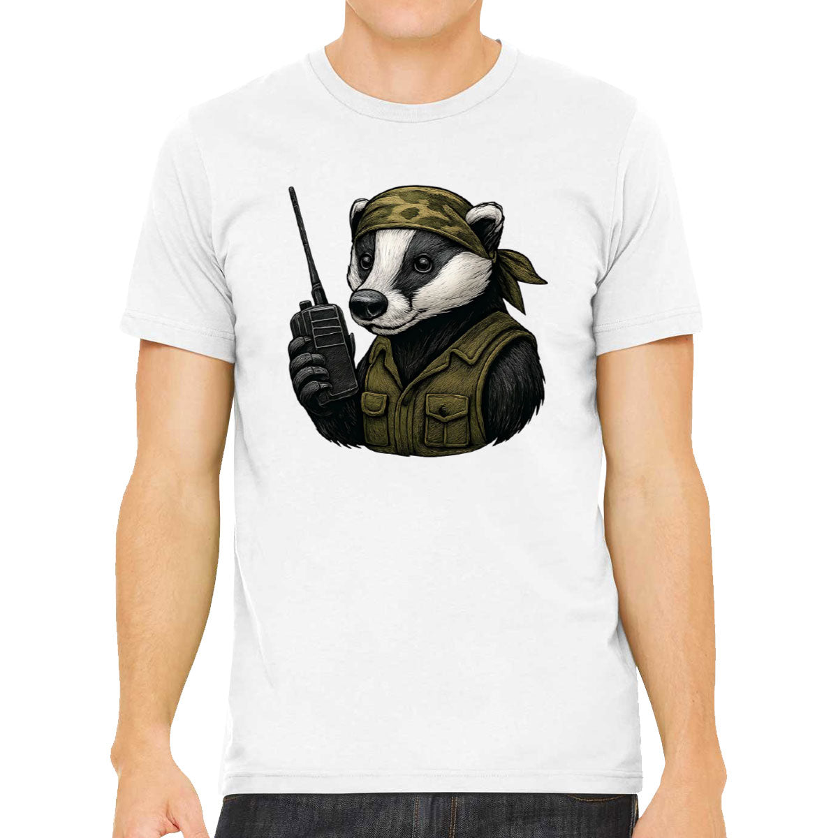 Tactical Raccoon Hunting Men's T-shirt