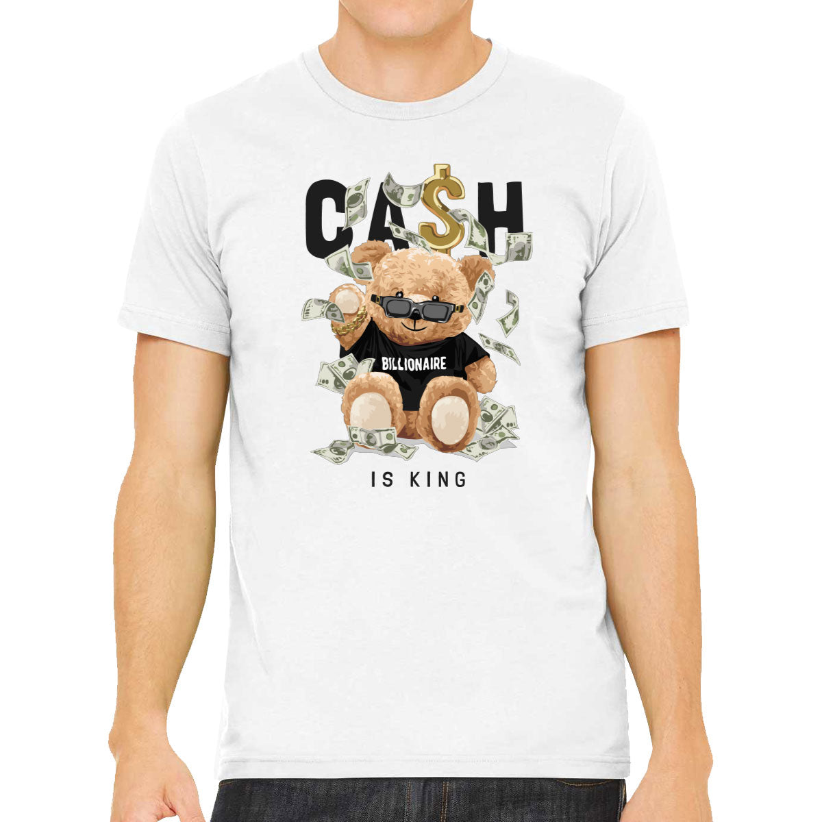 Teddy Bear Cash Billionaire Men's T-shirt