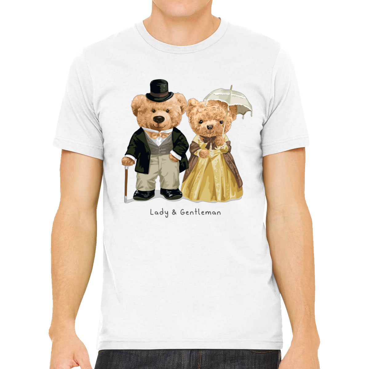 Teddy Bear Couple Men's T-shirt