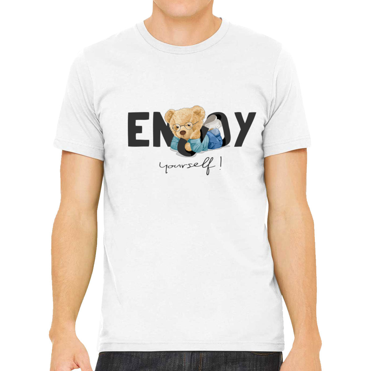 Teddy Bear Enjoy Yourself Men's T-shirt