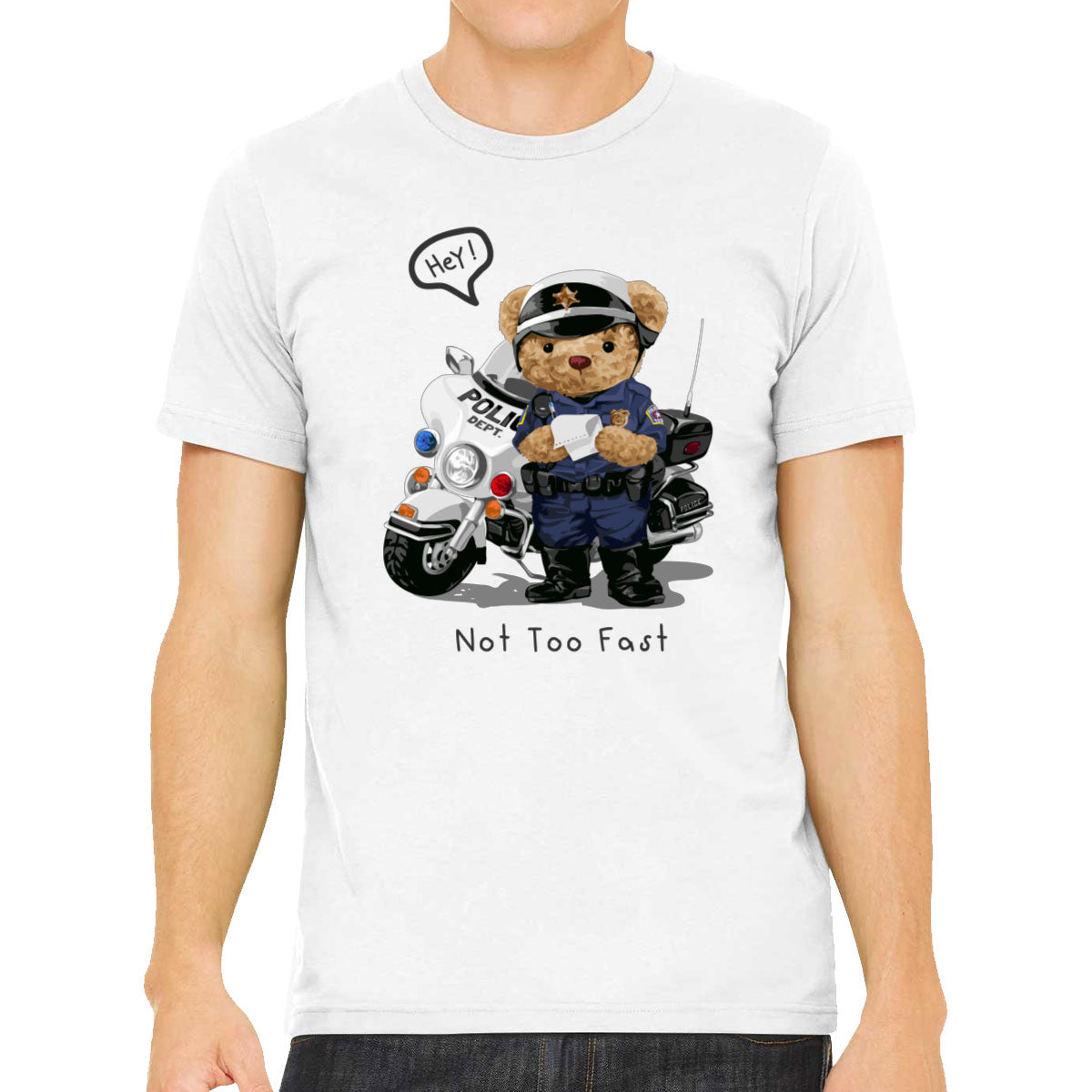 Teddy Bear Police Men's T-shirt