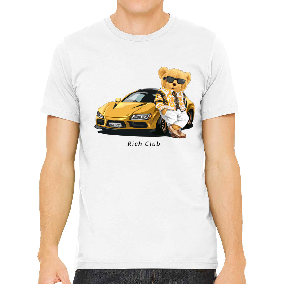 Teddy Bear Rich Club Men's T-shirt