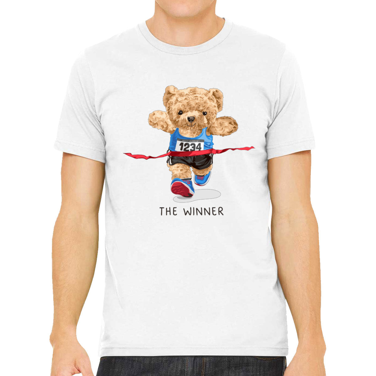 Teddy Bear Runner Men's T-shirt