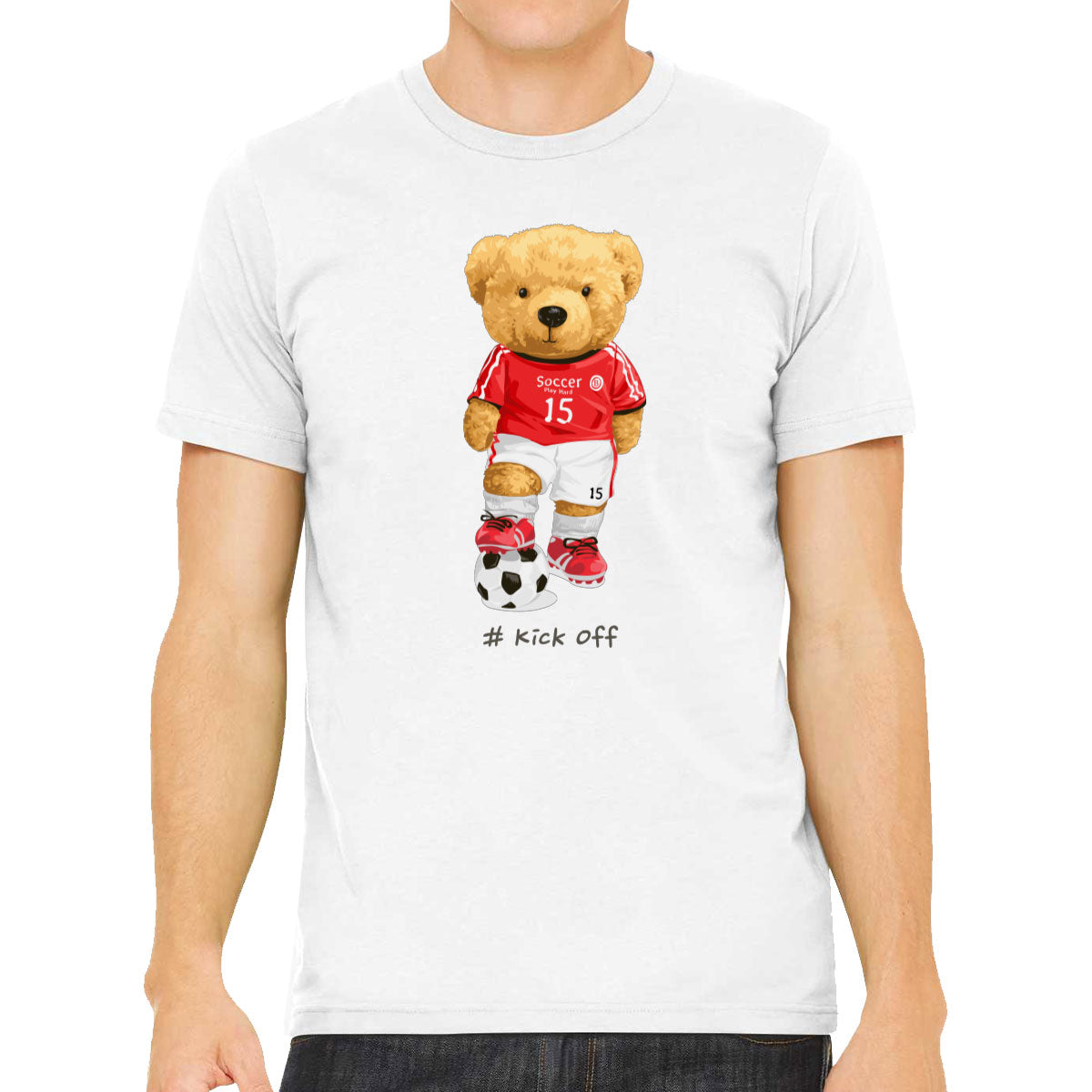 Teddy Bear Soccer Men's T-shirt