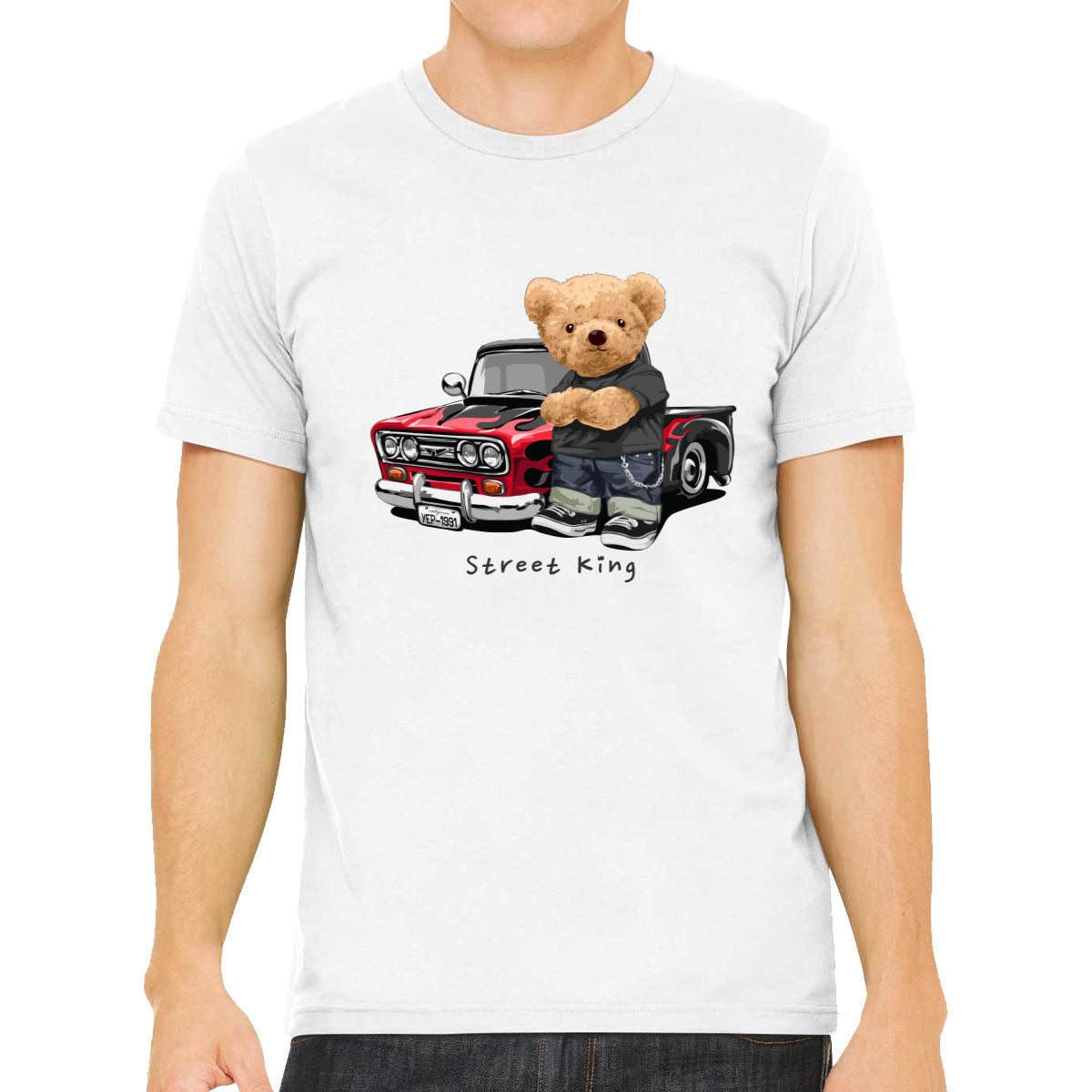 Teddy Bear Street King Men's T-shirt