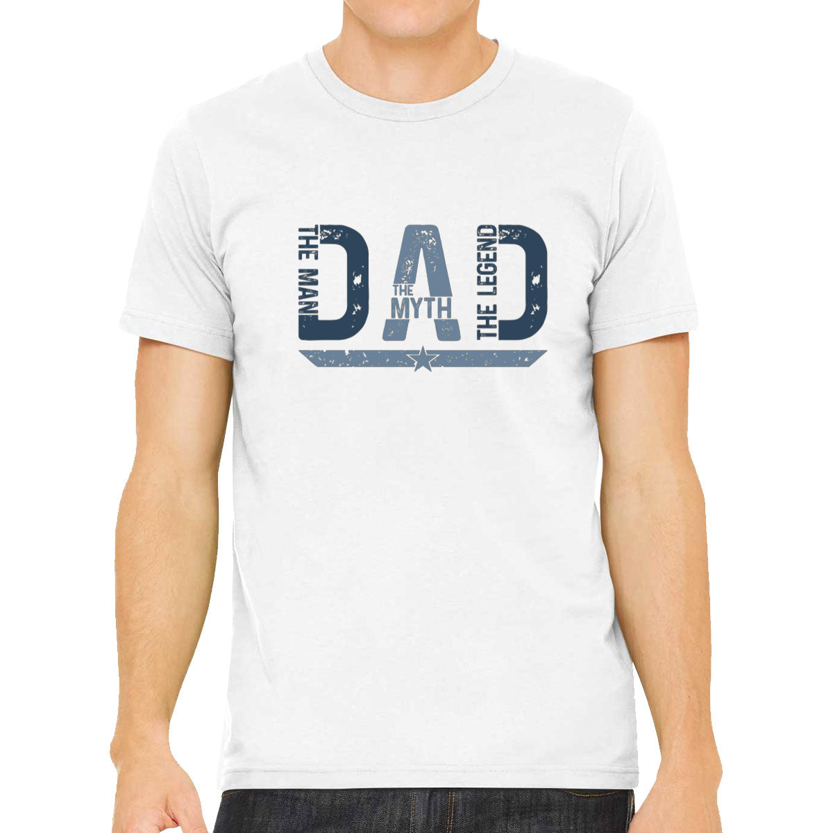 The Man The Myth The Legend Dad Father's Day Men's T-shirt