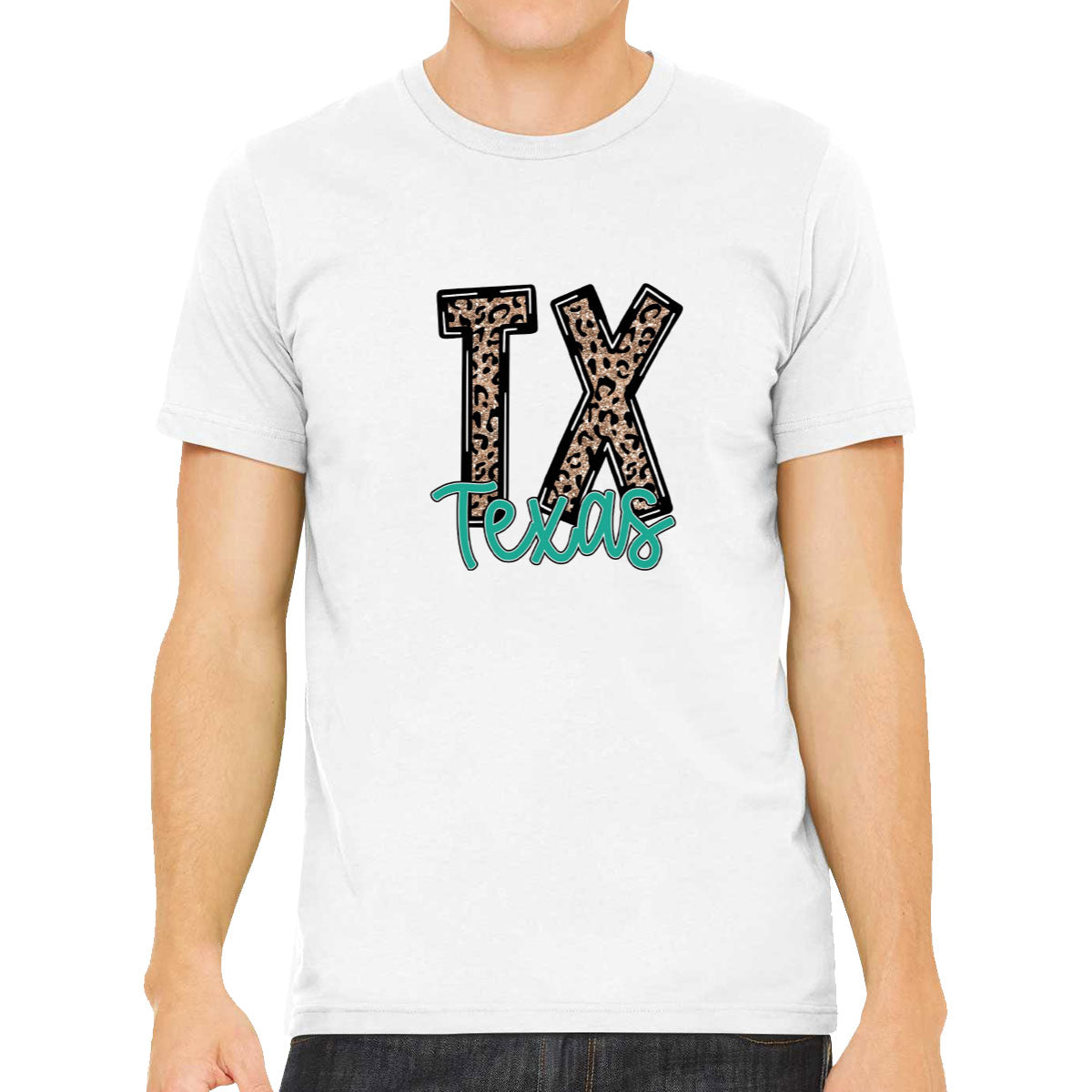 Texas State Abbreviation Men's T-shirt