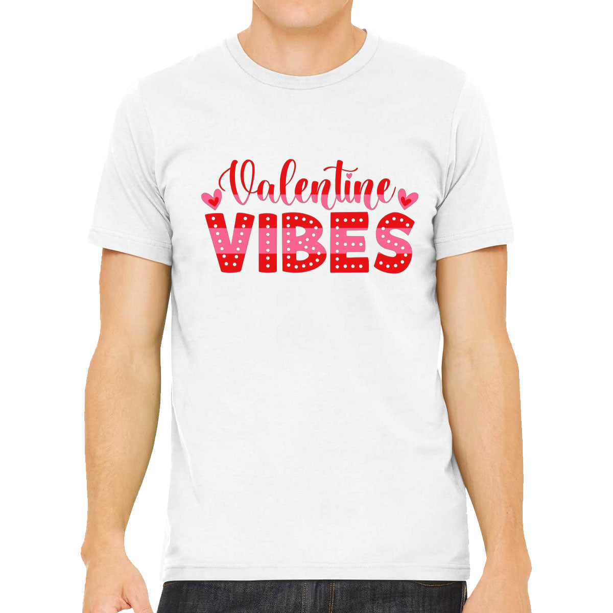 Valentine Vibes Valentine's Day Men's T-shirt