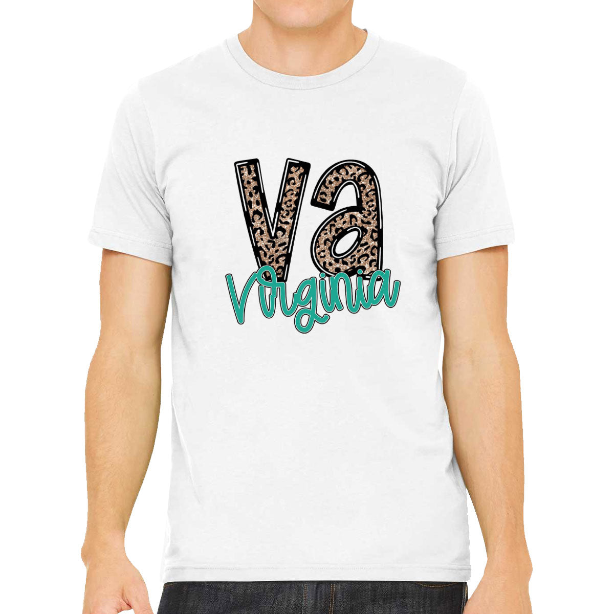 Virginia State Abbreviation Men's T-shirt