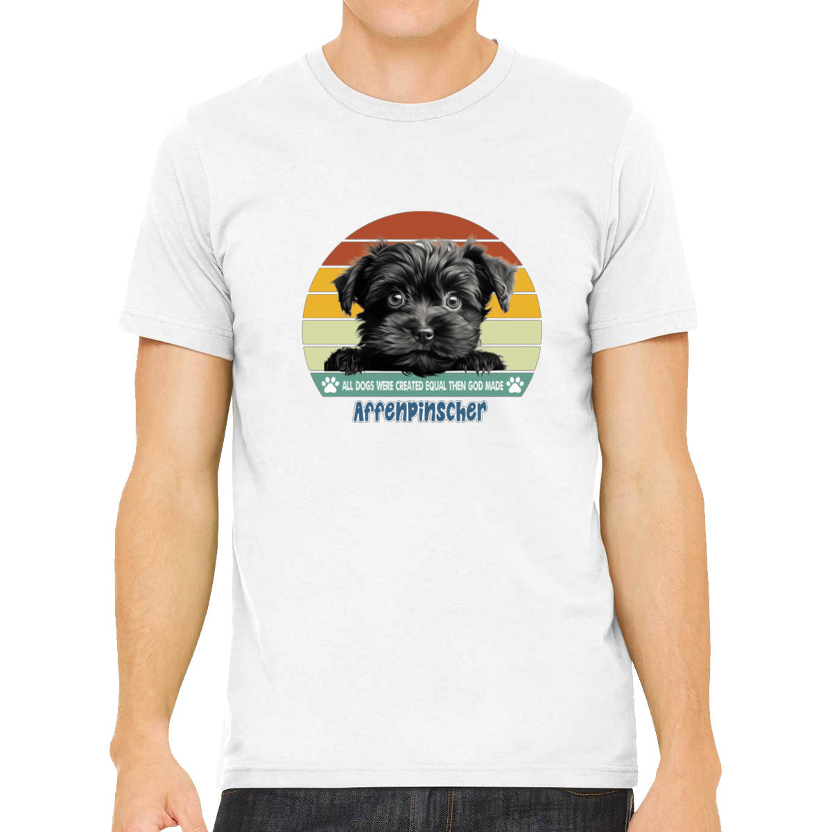 All Dogs Were Created Equal Affenpinscher Men's T-shirt