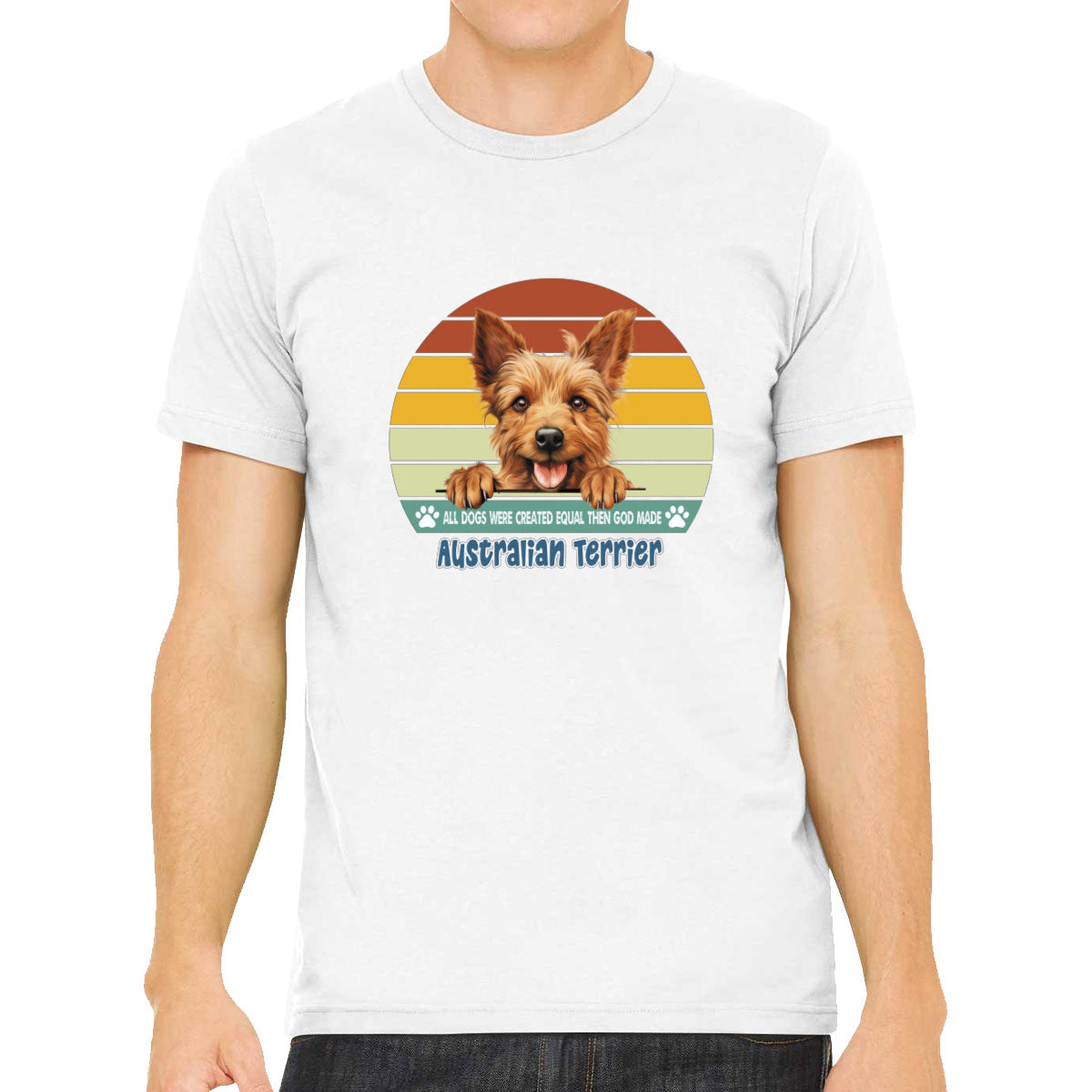 All Dogs Were Created Equal Australian Terrier Men's T-shirt