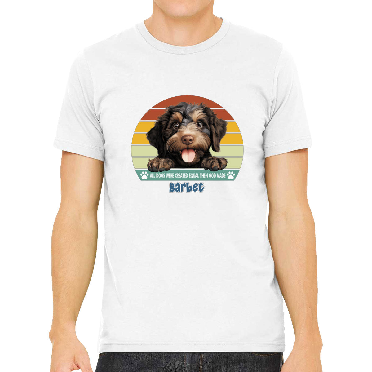 All Dogs Were Created Equal Barbet Men's T-shirt