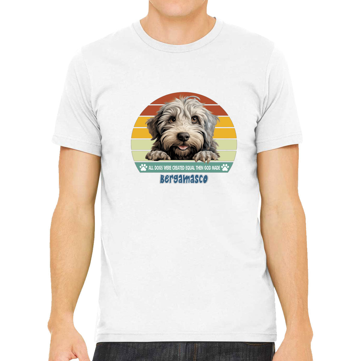 All Dogs Were Created Equal Bergamasco Men's T-shirt