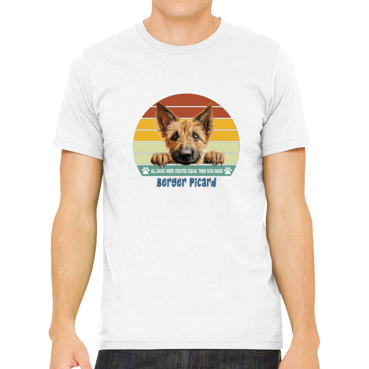 All Dogs Were Created Equal Berger Picard Men's T-shirt