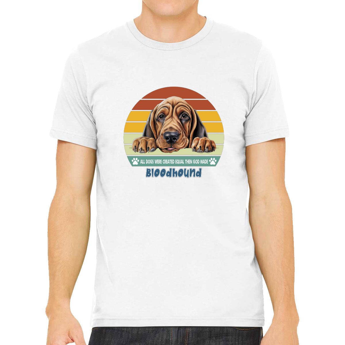 All Dogs Were Created Equal Bloodhound Men's T-shirt