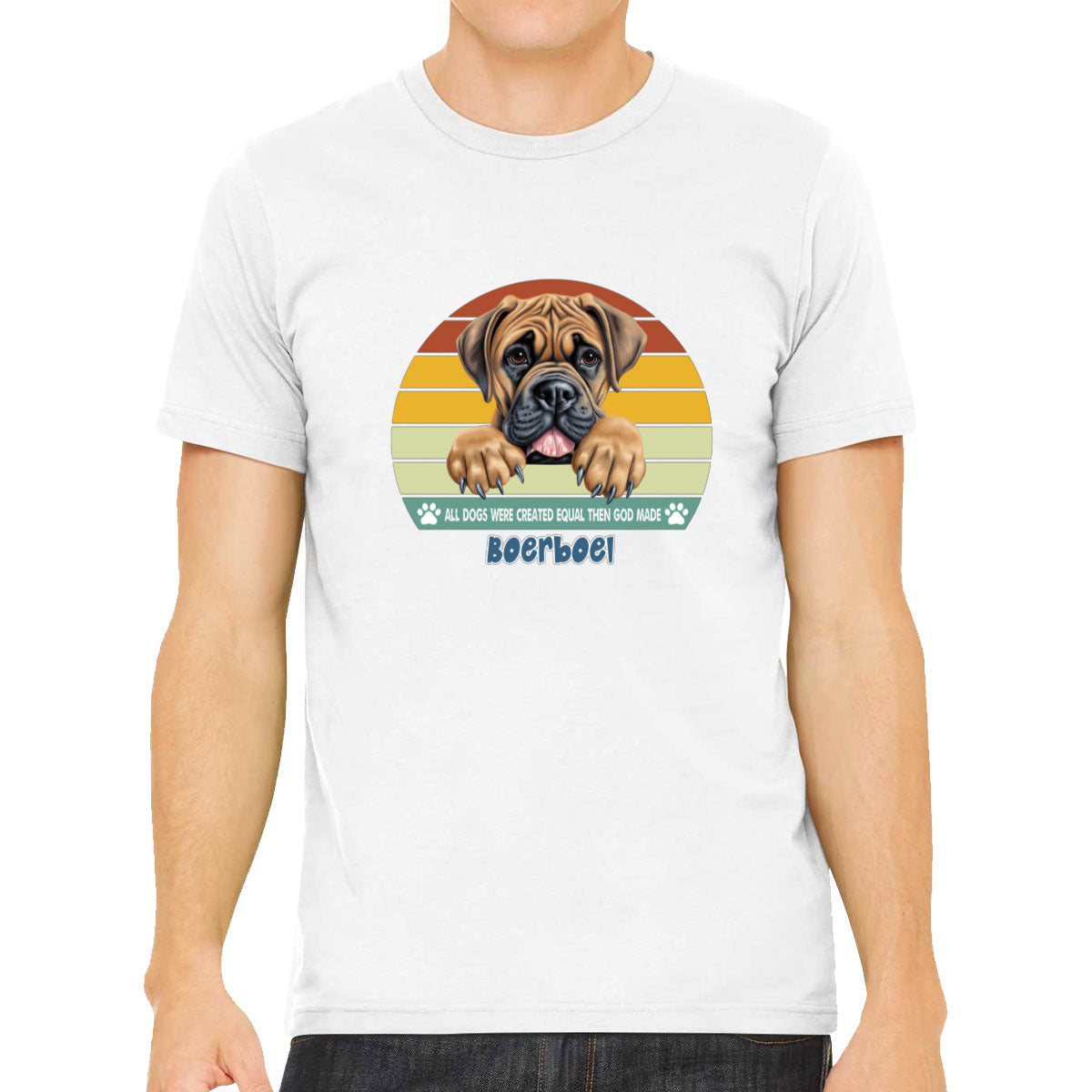 All Dogs Were Created Equal Boerboel Men's T-shirt