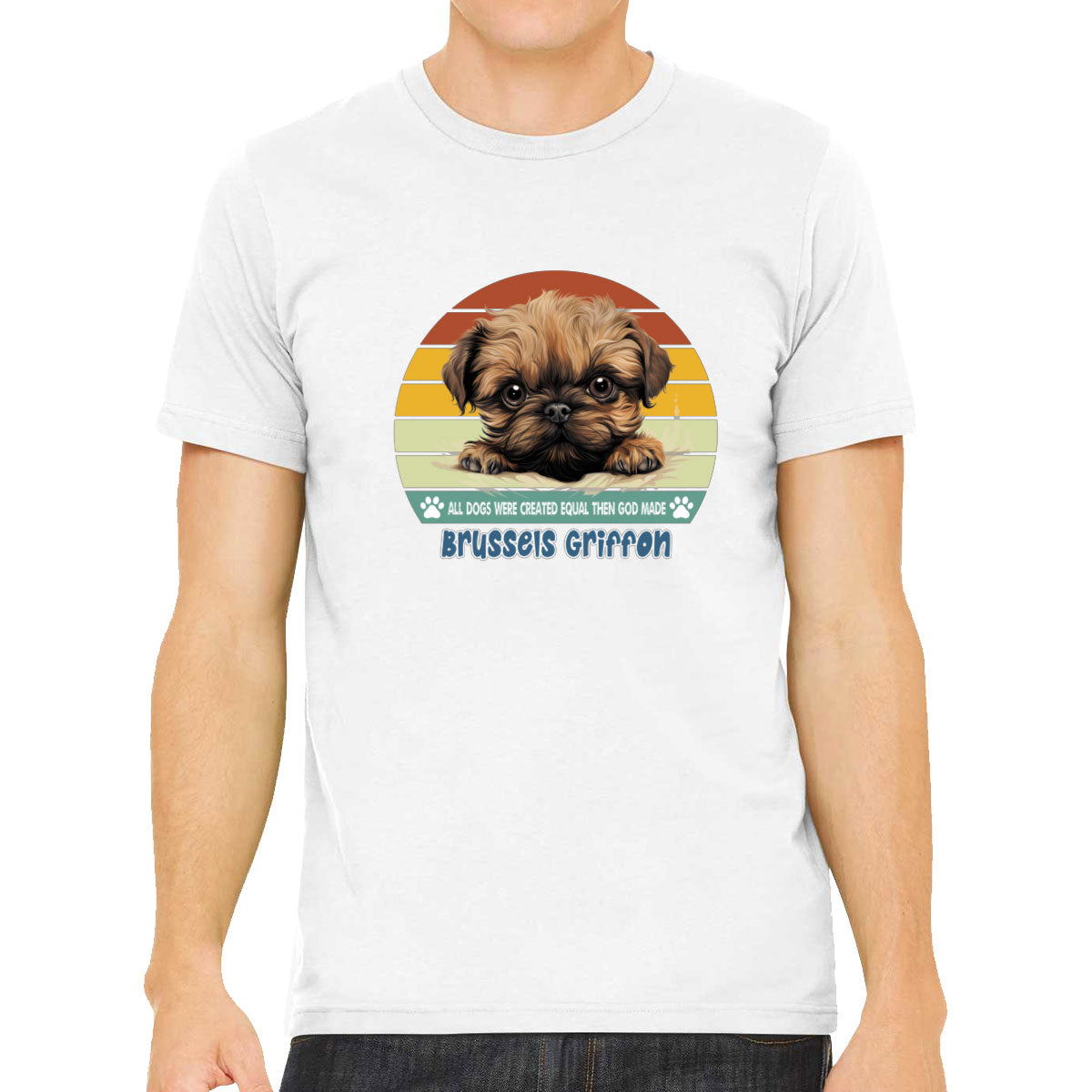 All Dogs Were Created Equal Brussels Griffon Men's T-shirt