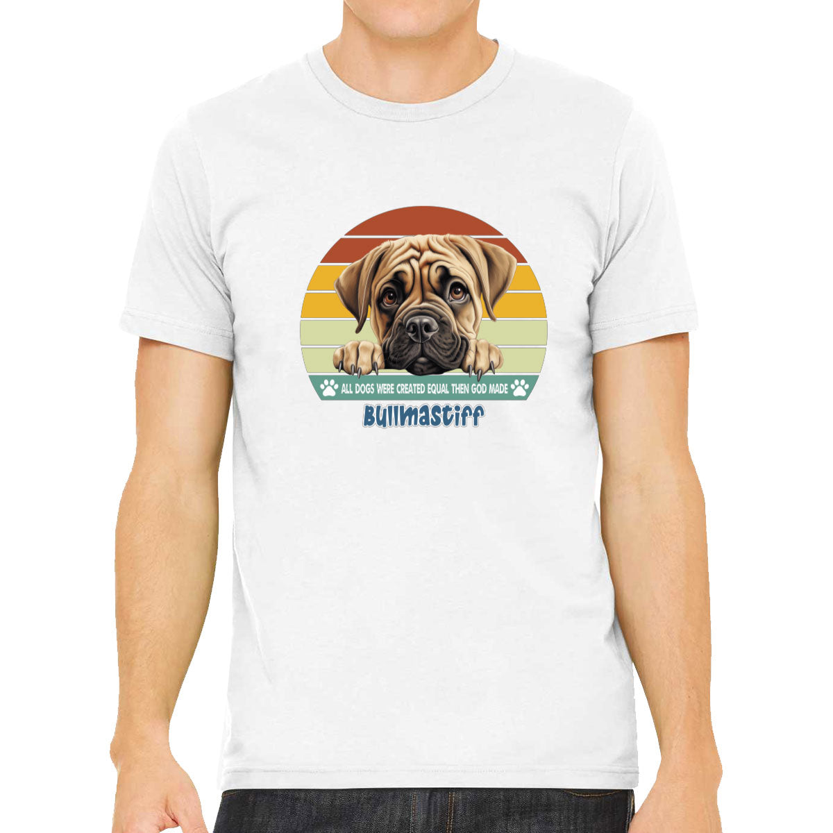 All Dogs Were Created Equal Bullmastiff Men's T-shirt