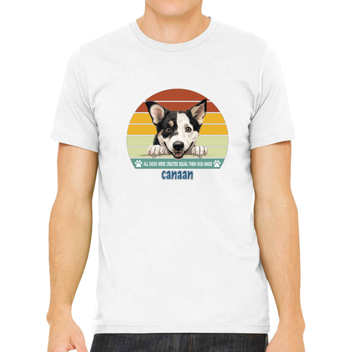 All Dogs Were Created Equal Canaan Men's T-shirt